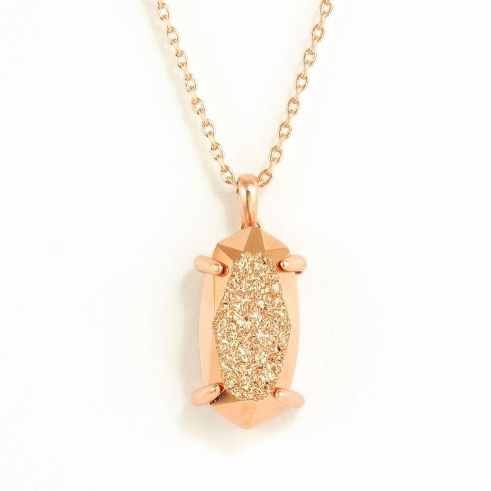 Kendra Scott Harrison Rose Gold Pendant Necklace